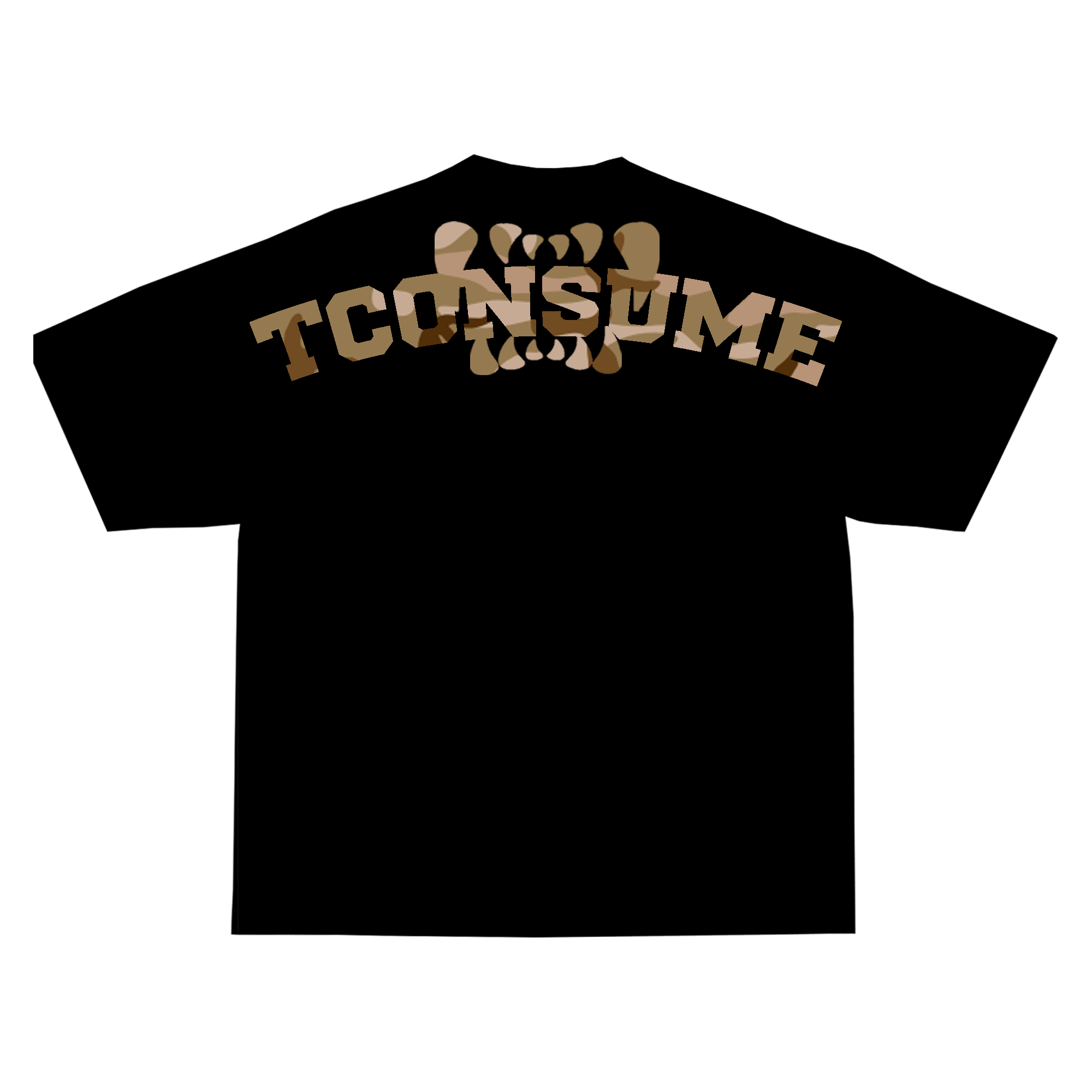BLACK CAMO TEE