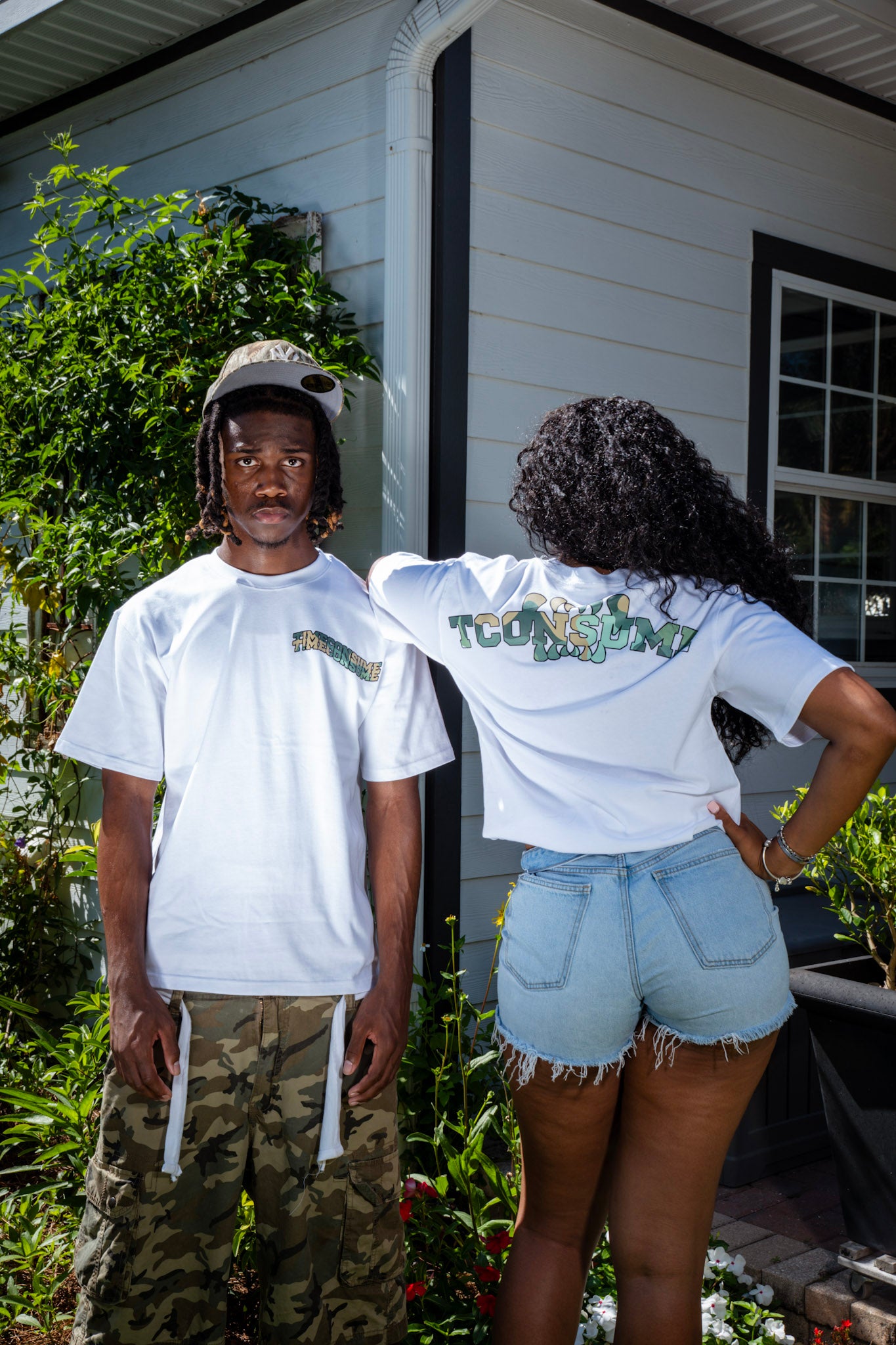 WHITE CAMO TEE