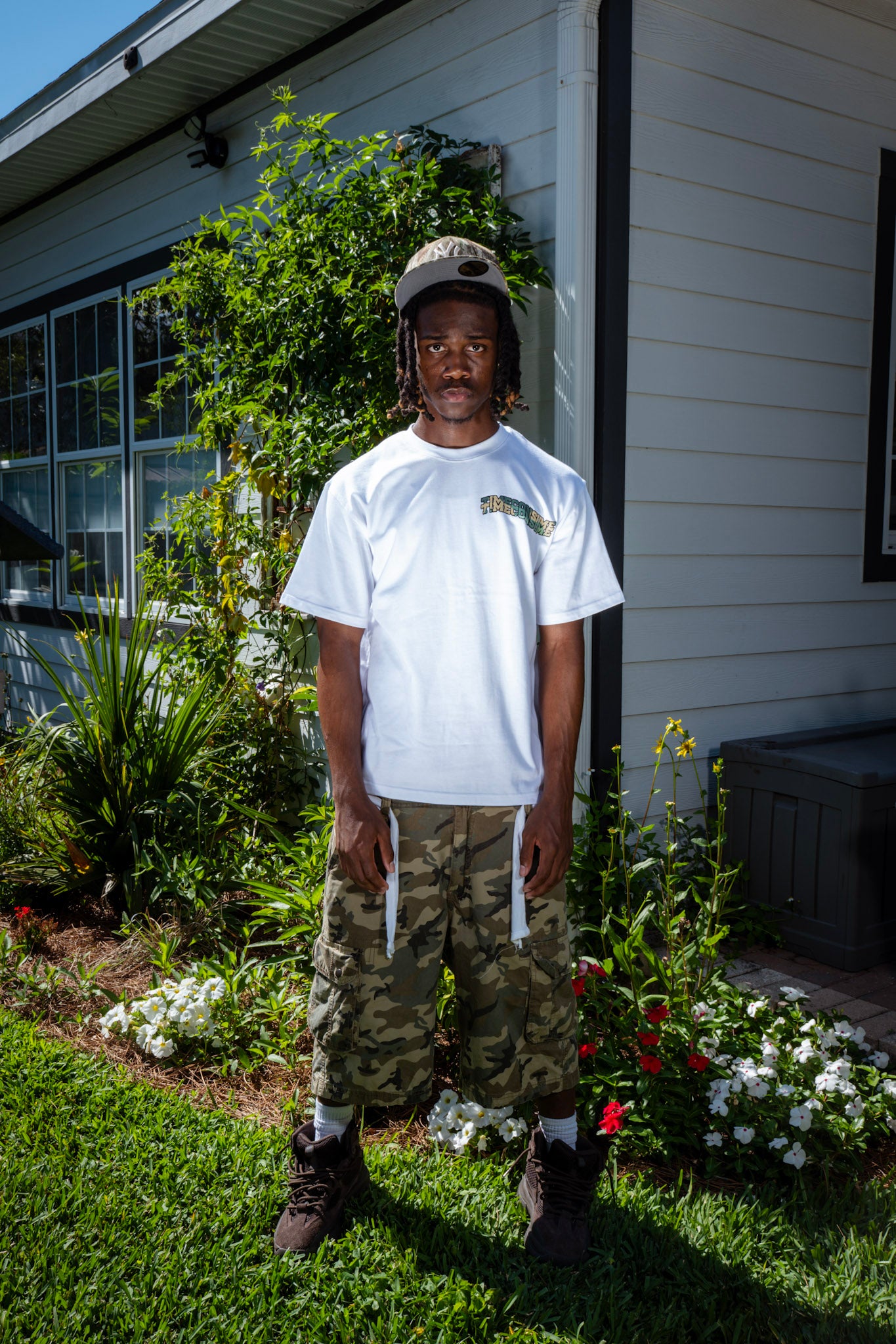 WHITE CAMO TEE